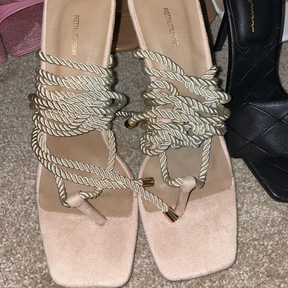 Nude PLT heels